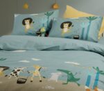 Σετ Σεντόνια Μονά Παιδικά 170×260 Nef Nef Wild Dance Blue - Image 3