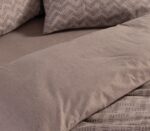 Σετ Σεντόνια Φανελένια King Size Με Λάστιχο 180×200+32 Nef Nef Otrando Green - Image 7