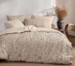 Σετ Σεντόνια Φανελένια King Size Με Λάστιχο 180×200+32 Nef Nef Issual Pink - Image 3