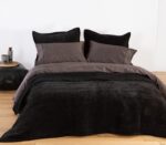 Πάπλωμα Βελουτέ Λεπτό Υπέρδιπλο 230x240 Με Γουνάκι Nef Nef Elements-Brave  Grey - Image 4