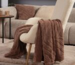 Διακοσμητικό Ριχτάρι/Κουβέρτα Καναπέ 130×180 Nef Nef Berien Brown - Image 4