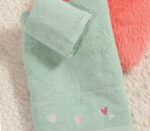 Σετ Πετσέτες Παιδικές 2 Τεμαχίων Nef Nef  Hearts Attack Aqua - Image 2