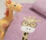 Σετ Πετσέτες Παιδικές 2 Τεμαχίων Nef Nef  Roller Friends Mauve - Image 4