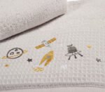 Σετ Πετσέτες Παιδικές 2 Τεμαχίων Nef Nef  My Universe Cloud - Image 4