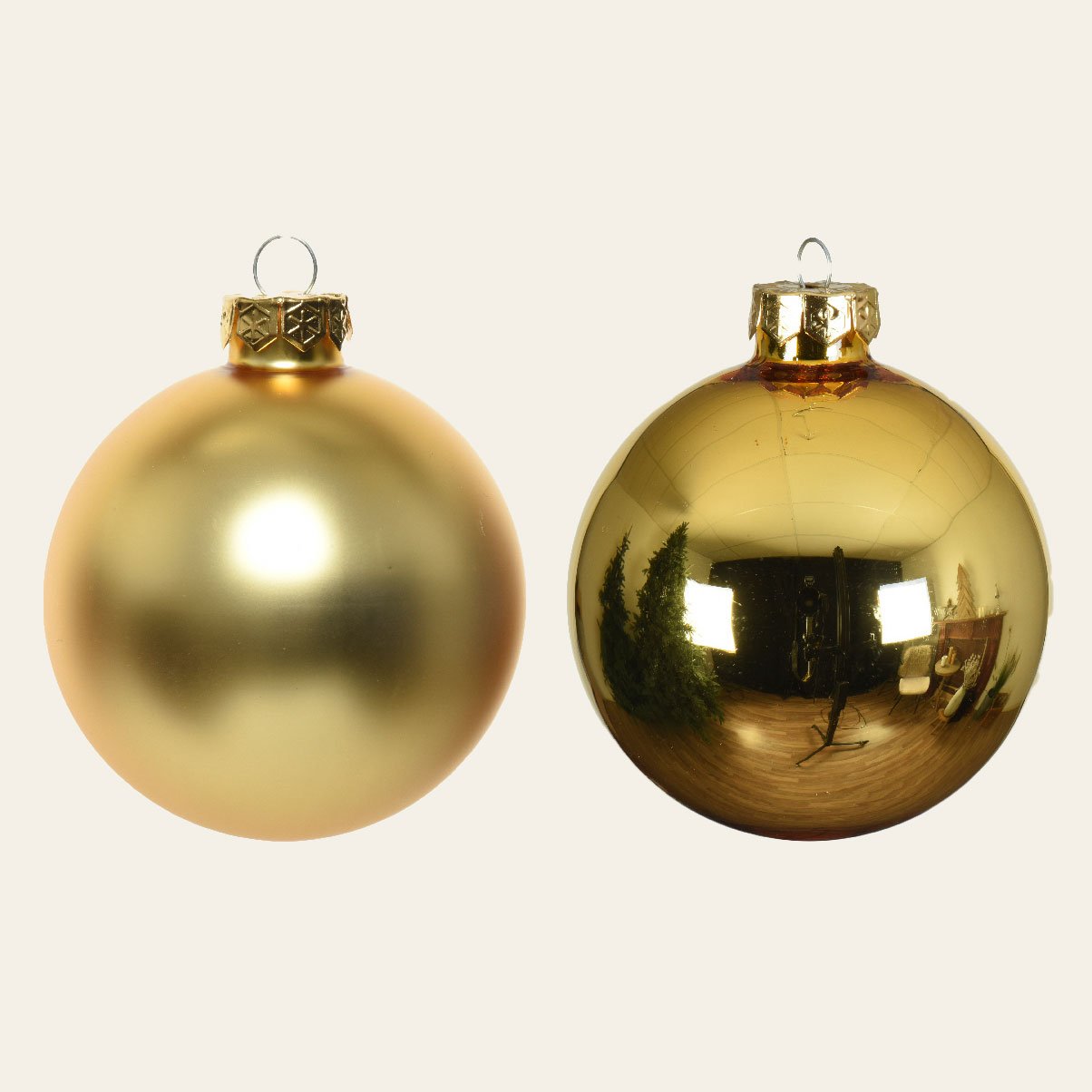 0cc85a35-1b0a-4dd1-b90d-8c799061997e Beauty Home ΓΥΑΛΙΝΕΣ ΜΠΑΛΕΣ ΧΡΥΣΕΣ 10 CM ΣΕΤ 6 ΤΜΧ - Image 1