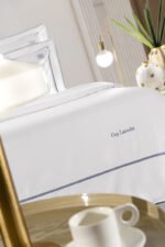 Σετ Σεντόνια King Size 270×280 Guy Laroche Elite White-Marine - Image 2