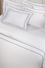 Σετ Σεντόνια King Size 270×280 Guy Laroche Elite White-Marine - Image 4