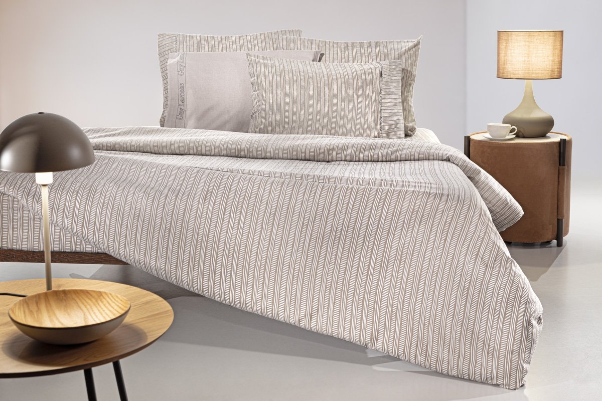 1110092225024 Σετ Σεντόνια Φανελένια King Size 270×265 Guy Laroche Alpina - Image 1