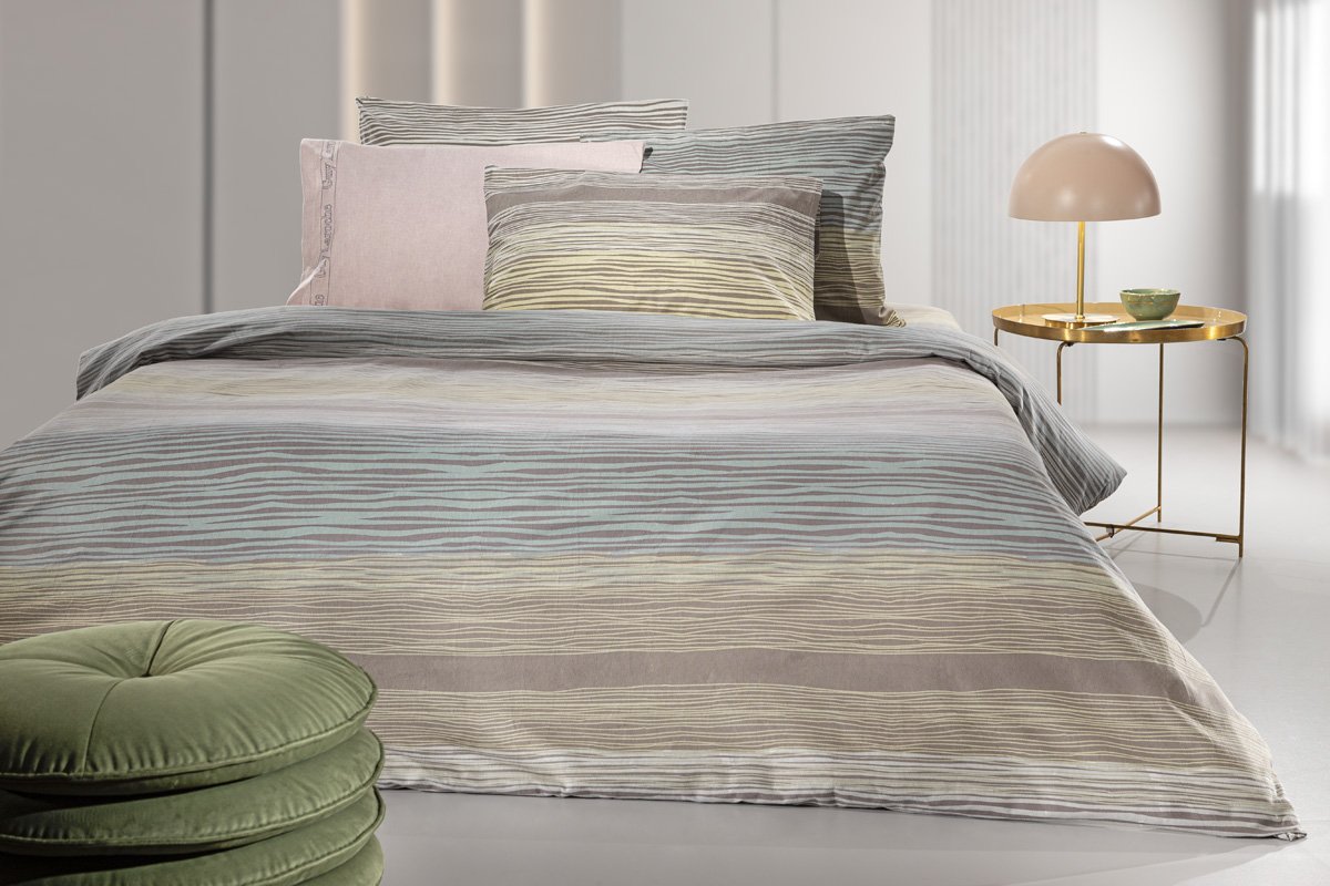 1110092225030 Σετ Σεντόνια Φανελένια King Size 270×265 Guy Laroche Palma - Image 1