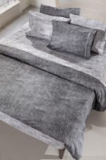 Σετ Σεντόνια Ημίδιπλα 180×265 Guy Laroche Safari Anthracite - Image 2