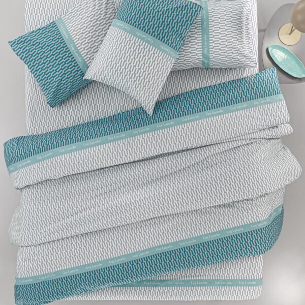 Σετ Σεντόνια Ημίδιπλα 180×265 Guy Laroche Status Petrol