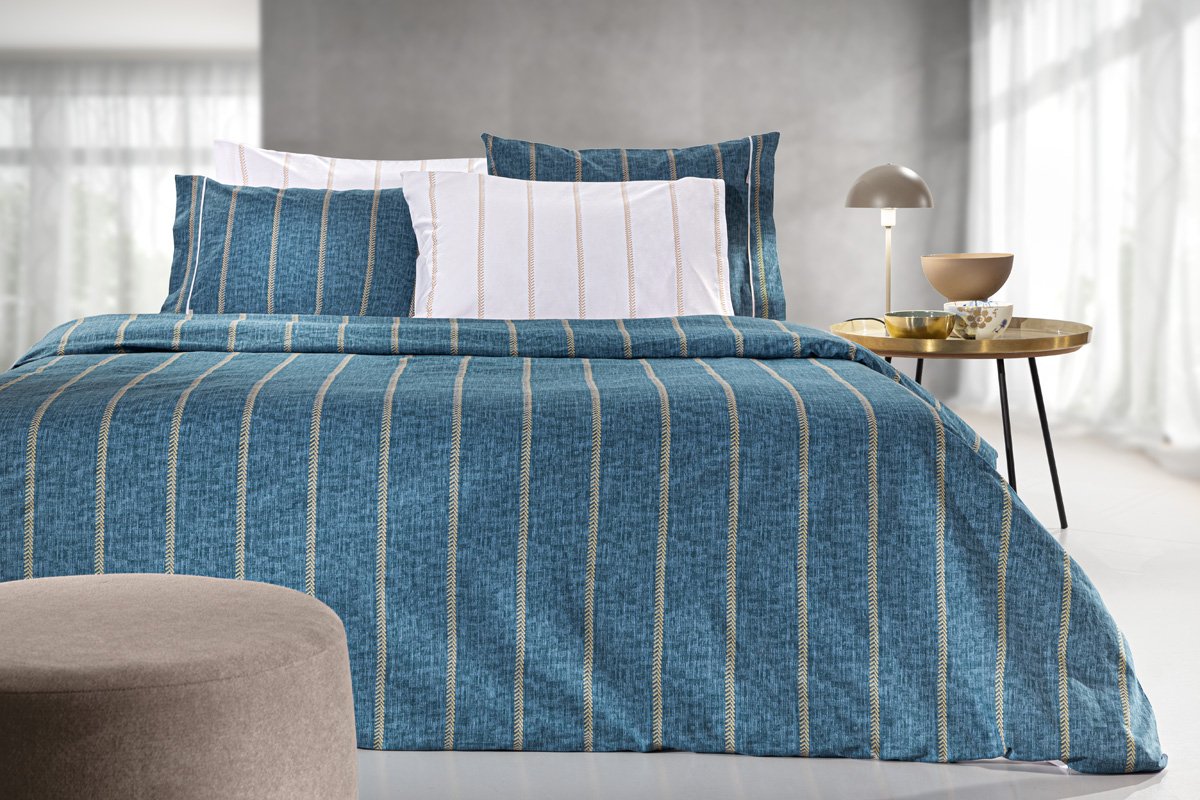 1110092225067 Σετ Σεντόνια Υπέρδιπλα 240×265 Guy Laroche Beverly Denim - Image 1