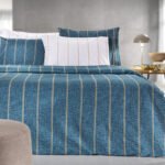 Σετ Σεντόνια Υπέρδιπλα Με Λάστιχο 170×200+32 Guy Laroche Beverly Denim