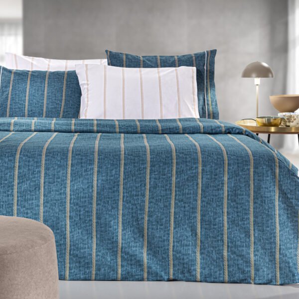 Σετ Σεντόνια Υπέρδιπλα Με Λάστιχο 170×200+32 Guy Laroche Beverly Denim