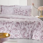 Σετ Σεντόνια Υπέρδιπλα Με Λάστιχο 170×200+32 Guy Laroche Romance Melanze