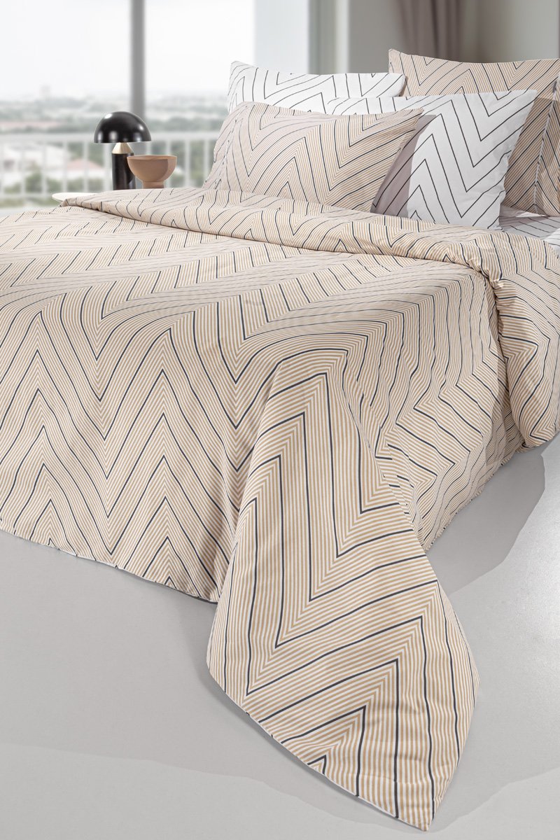 1110092225097 Σετ Σεντόνια King Size 270×265 Guy Laroche Canyon Natural - Image 1