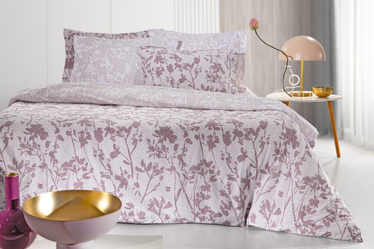 1110092225099 Σετ Σεντόνια King Size 270×265 Guy Laroche Romance Melanze - Image 1