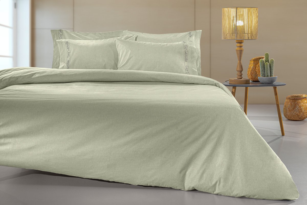 1110092225125 Σεντόνι Δίπλο 200×265 Guy Laroche Color Plus Khaki - Image 1