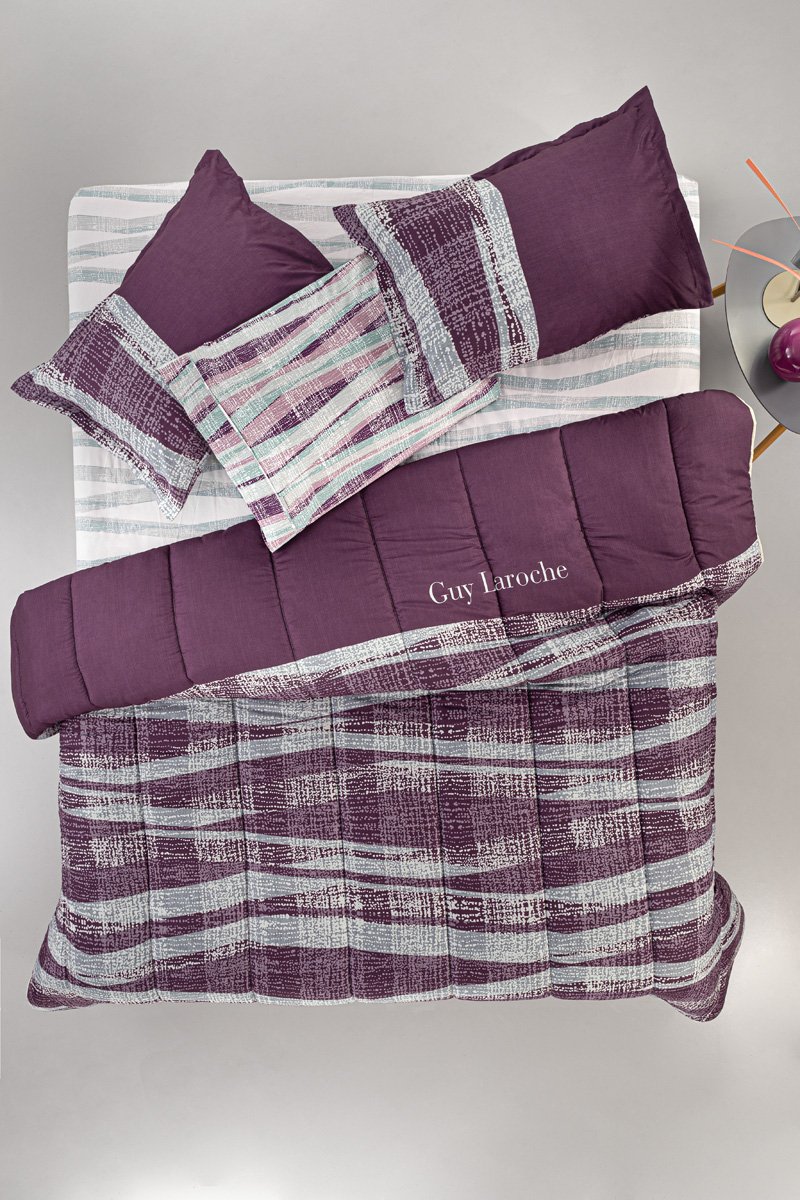 1111030225000 Πάπλωμα Υπέρδιπλο 220×240 Guy Laroche Active Iris Suede - Image 1