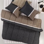 Πάπλωμα Υπέρδιπλο 220×240 Guy Laroche Beverly Carbon Suede