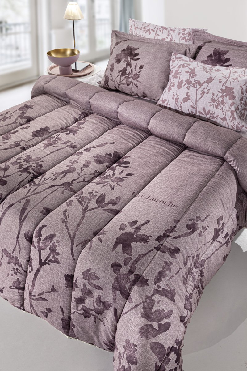 1111030225006 Πάπλωμα Υπέρδιπλο 220×240 Guy Laroche Romance Melanze Suede - Image 1