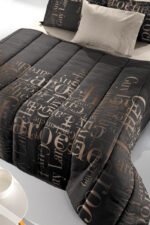 Πάπλωμα Υπέρδιπλο 220×240 Guy Laroche Instyle Choco Suede - Image 2