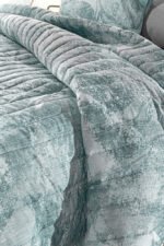 Πάπλωμα Υπέρδιπλο 220×240 Guy Laroche Drama Suede Mint - Image 2