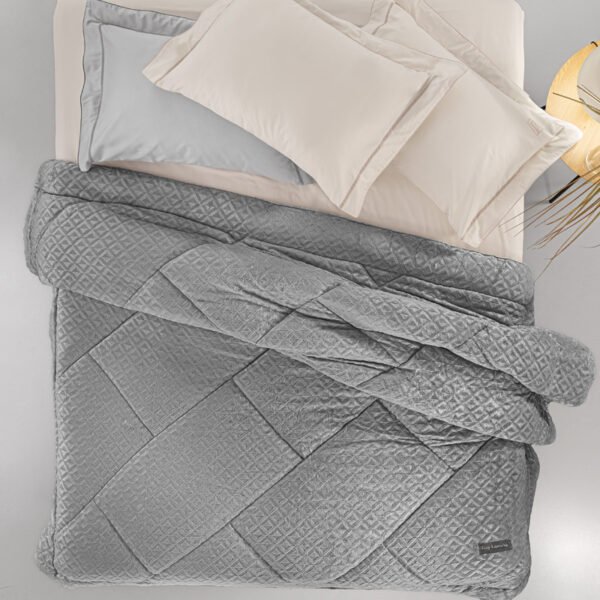 Κουβερτοπάπλωμα Υπέρδιπλο 220×240 Guy Laroche Profile Grey