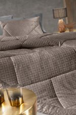 Κουβερτοπάπλωμα King Size 240×260 Guy Laroche Profile Cocoa - Image 2