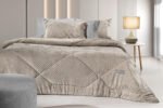 Κουβερτοπάπλωμα Υπέρδιπλο 220×240 Guy Laroche York Natural