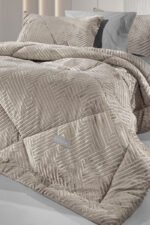 Κουβερτοπάπλωμα Υπέρδιπλο 220×240 Guy Laroche York Natural - Image 2