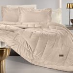 Πάπλωμα Ημίδιπλο 180×240 Guy Laroche Scarlett Beige Suede