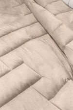 Πάπλωμα Ημίδιπλο 180×240 Guy Laroche Scarlett Beige Suede - Image 3