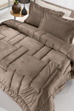 Πάπλωμα Ημίδιπλο 180×240 Guy Laroche Scarlett Vison Suede - Image 2