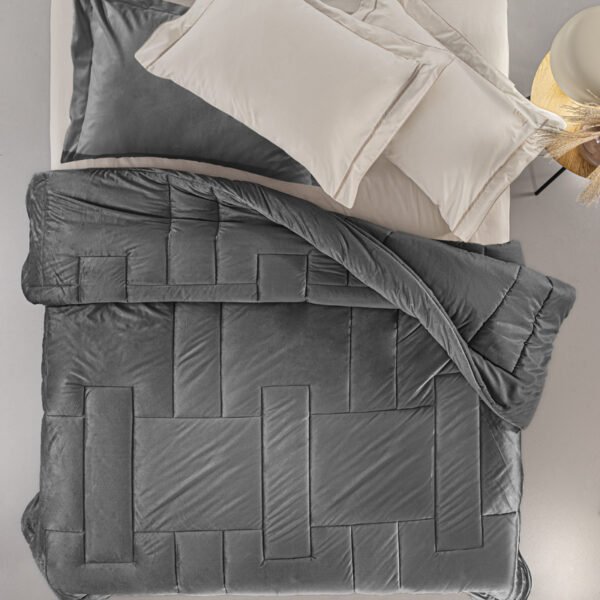 Πάπλωμα Ημίδιπλο 180×240 Guy Laroche Scarlett Carbon Suede