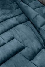 Πάπλωμα Ημίδιπλο 180×240 Guy Laroche Scarlett Blue Suede - Image 4