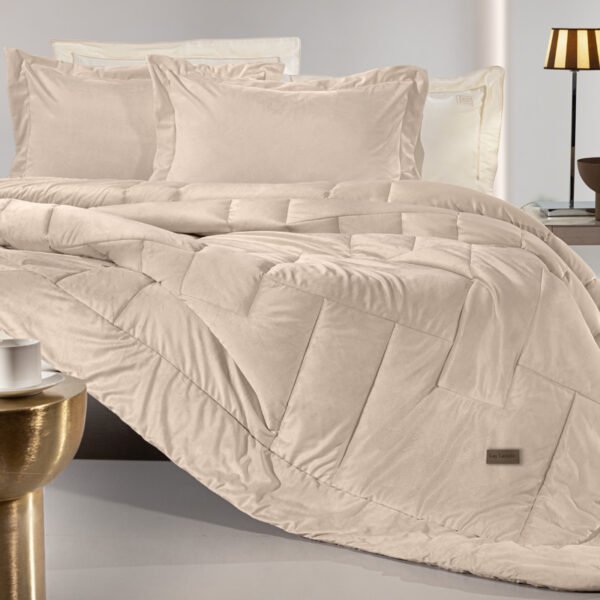 Πάπλωμα Υπέρδιπλο 220×240 Guy Laroche Scarlett Beige Suede