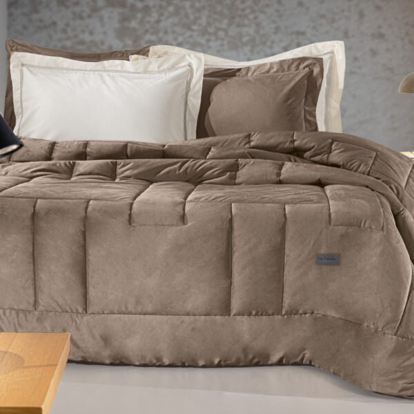 Πάπλωμα Υπέρδιπλο 220×240 Guy Laroche Scarlett Vison Suede