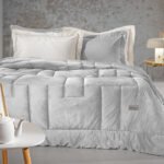 Πάπλωμα Υπέρδιπλο 220×240 Guy Laroche Scarlett Perla Suede