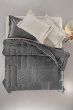 Πάπλωμα King Size 250×240 Guy Laroche Scarlett Carbon Suede