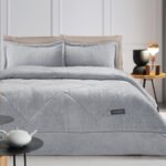 Κουβερτοπάπλωμα Υπέρδιπλο 220×240 Guy Laroche Moore Silver