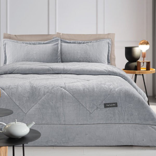 Κουβερτοπάπλωμα Υπέρδιπλο 220×240 Guy Laroche Moore Silver