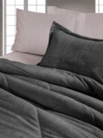 Κουβερτοπάπλωμα King Size 240×260 Guy Laroche Moore Anthracite - Image 2