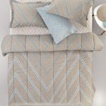 Παπλωματοθήκη Υπέρδιπλη 225×245 Guy Laroche Canyon Beige Suede