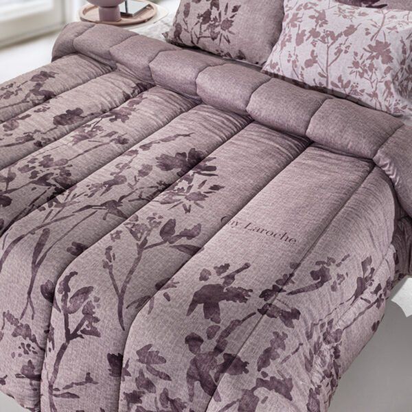 Παπλωματοθήκη Υπέρδιπλη 225×245 Guy Laroche Romance Melanze Suede