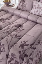 Παπλωματοθήκη Υπέρδιπλη 225×245 Guy Laroche Romance Melanze Suede - Image 2