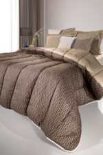 Παπλωματοθήκη Υπέρδιπλη 225×245 Guy Laroche Status Beige Suede