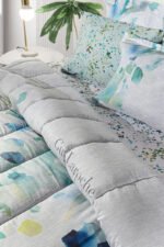 Παπλωματοθήκη Υπέρδιπλη 225×245 Guy Laroche Carmel Mint Suede - Image 2