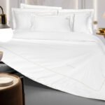 Σετ Παπλωματοθήκη King Size 240×250 Guy Laroche Elite White-Beige