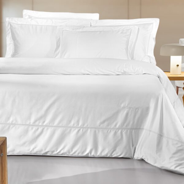 Σετ Παπλωματοθήκη King Size 240×250 Guy Laroche Elite White-White